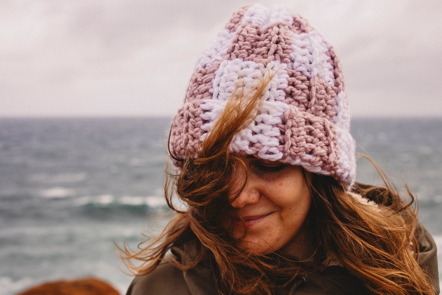 Checkered Beanie