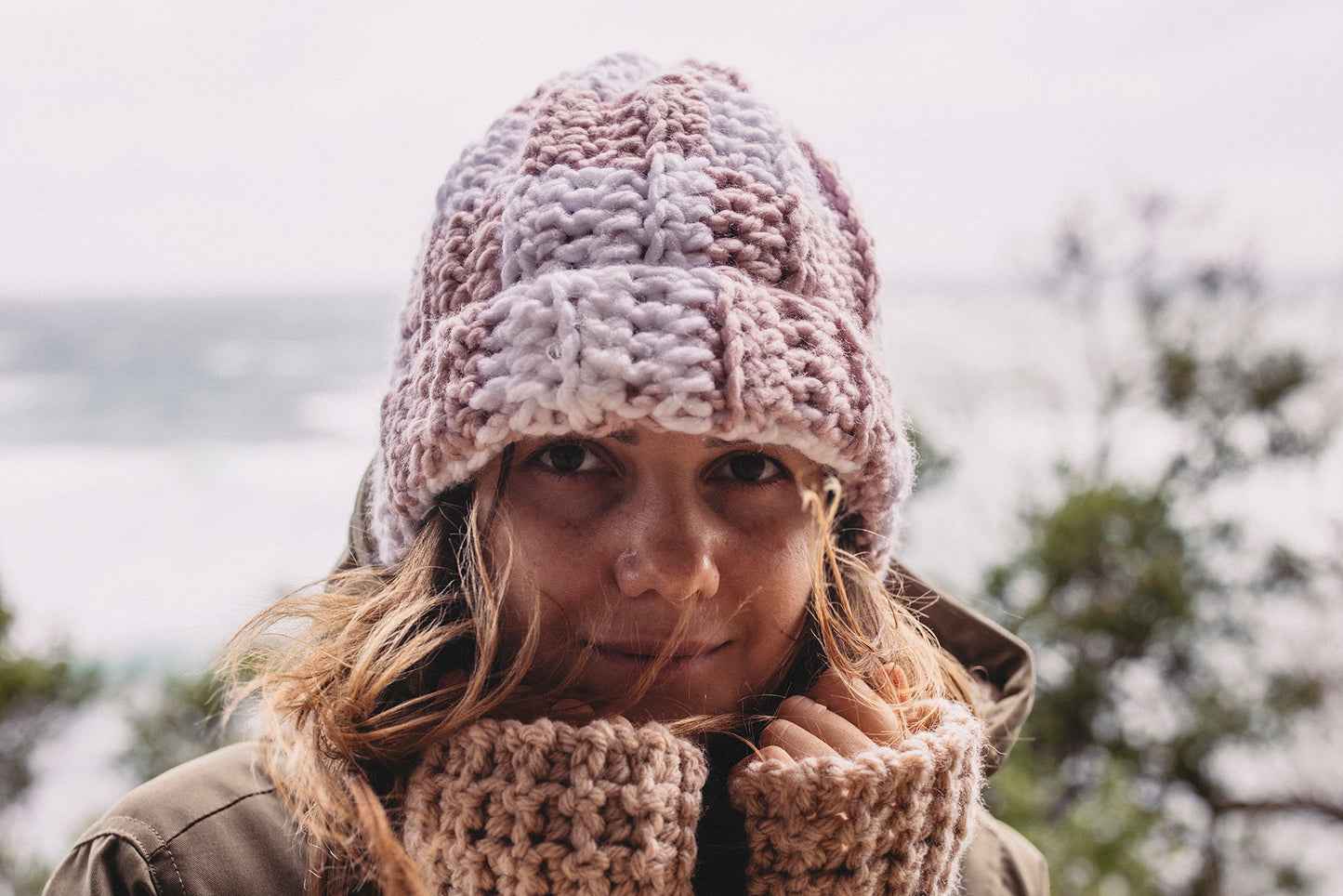 Checkered Beanie